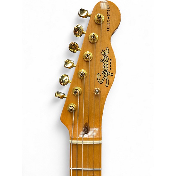 Used Squier 50'S CLASSIC VIBE TELE WHITE BLOND Solid Body Electric Guitar