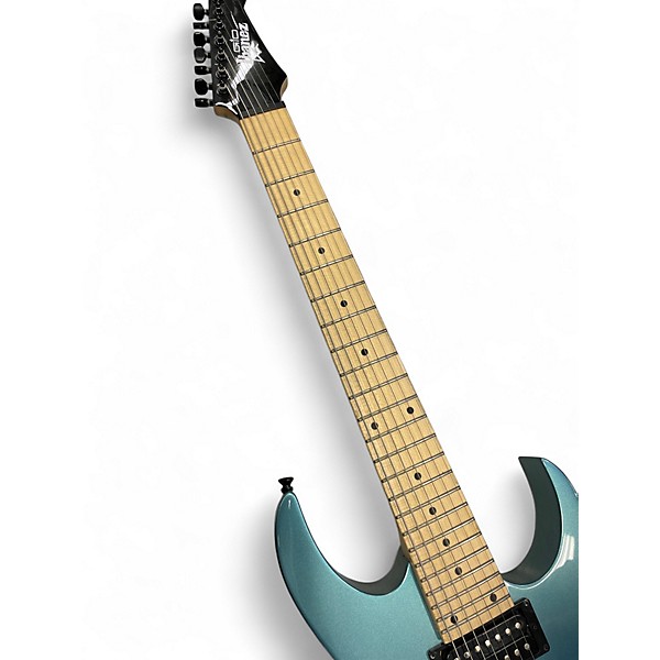 Used Ibanez GRG7221M 7-String Metallic Blue Solid Body Electric Guitar