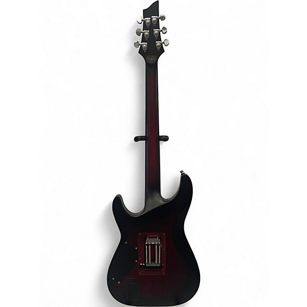 Used 2014 Schecter Guitar Research C1 FR Platinum Trans Crimson Red Solid Body Electric Guitar