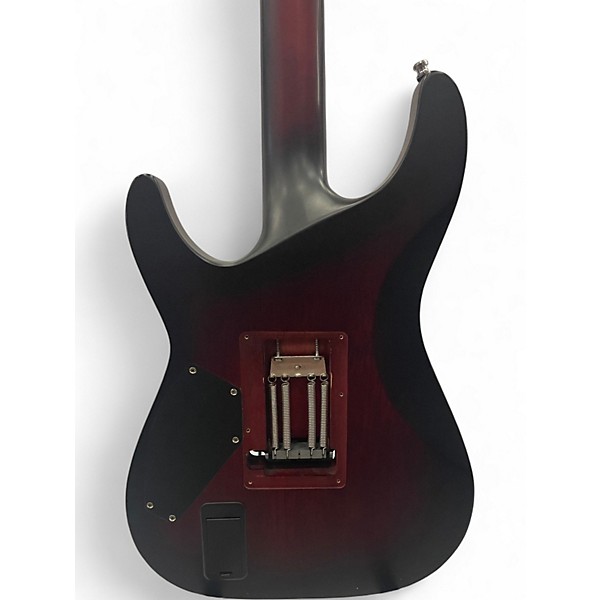 Used 2014 Schecter Guitar Research C1 FR Platinum Trans Crimson Red Solid Body Electric Guitar