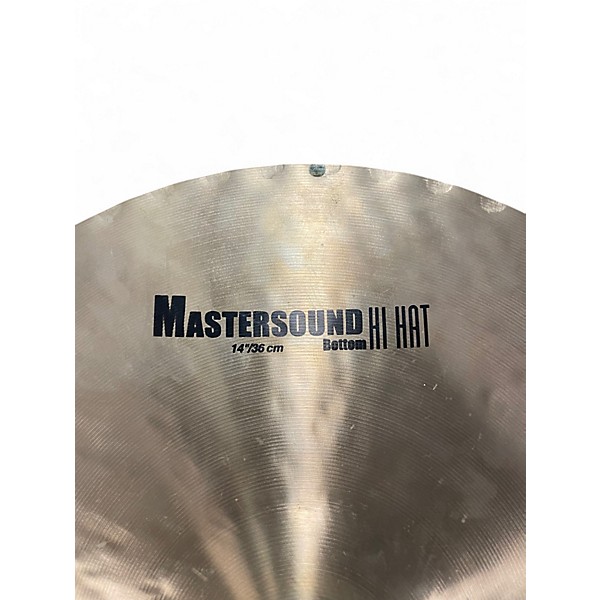 Used Zildjian 14in K Mastersound Hi Hats Pair Cymbal