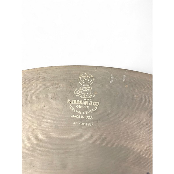 Used Zildjian 22in K Ride Cymbal