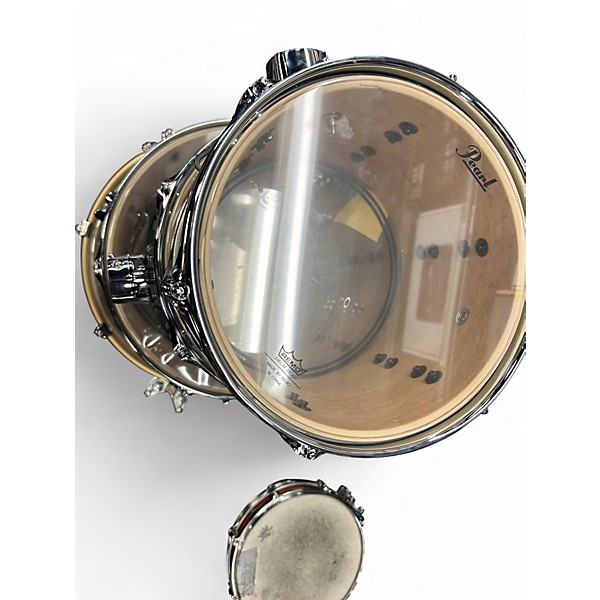 Used Pearl 4 Piece Export blue sparkle Drum Kit