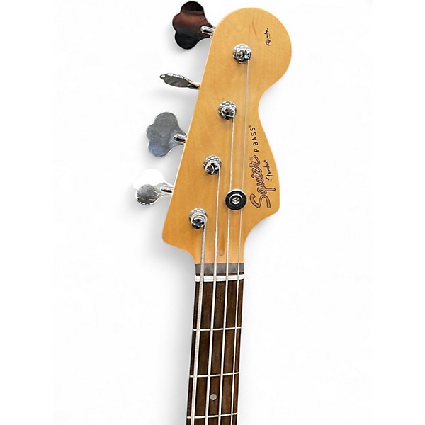 Used Squier Affinity Precision Bass black Electric Bass Guitar