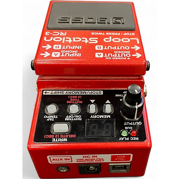 Used BOSS RC3 Loop Station Pedal