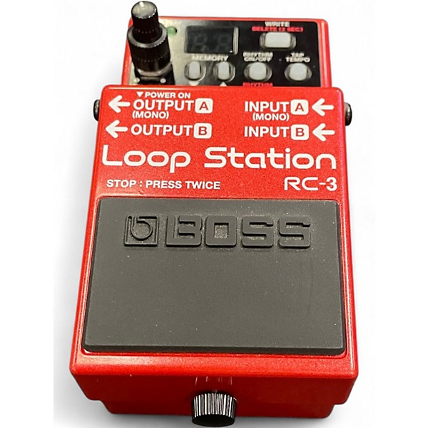 Used BOSS RC3 Loop Station Pedal
