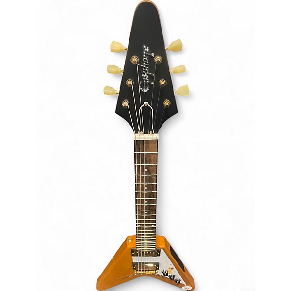 Used Epiphone 1958 Korina Flying V Outfit Natural Solid Body Electric Guitar