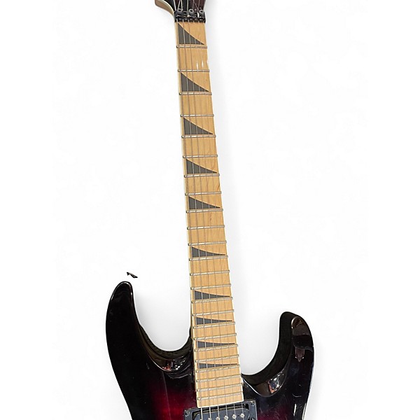 Used Jackson JS Dinky Archtop (Maple Neck Variant) Red Flame Solid Body Electric Guitar