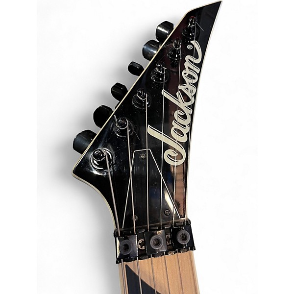 Used Jackson JS Dinky Archtop (Maple Neck Variant) Red Flame Solid Body Electric Guitar