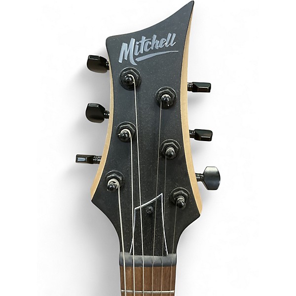 Used Mitchell MM100 Mini Wine Red Solid Body Electric Guitar