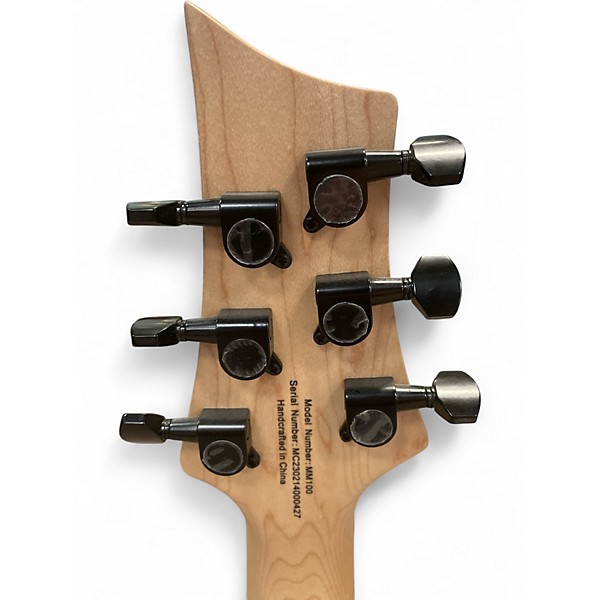 Used Mitchell MM100 Mini Wine Red Solid Body Electric Guitar