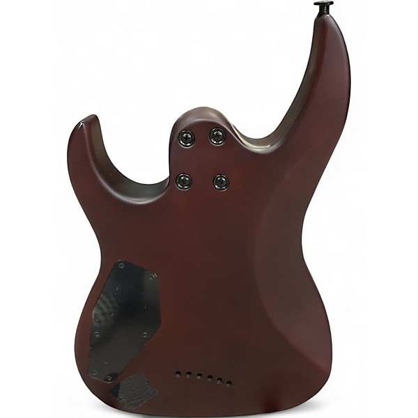 Used Mitchell MM100 Mini Wine Red Solid Body Electric Guitar