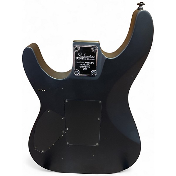 Used Schecter Guitar Research Diamond Series Damien FR BLACK Solid Body Electric Guitar