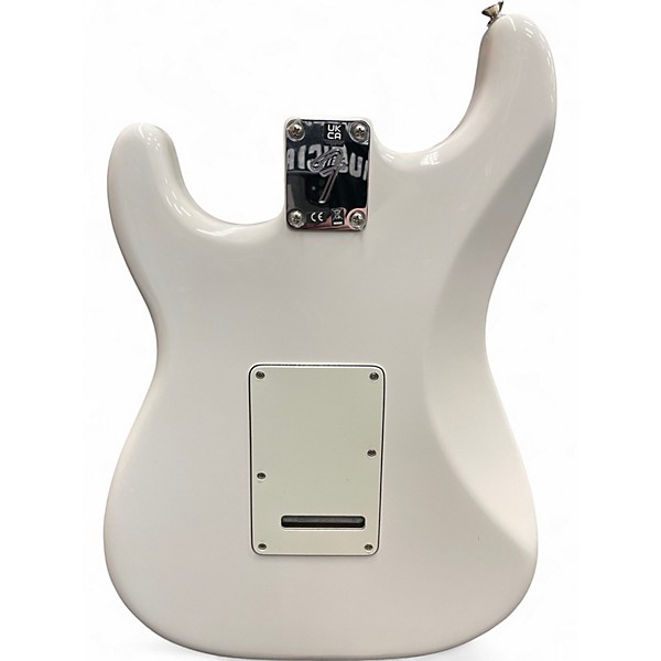 Used Fender Player Stratocaster Alpine White Solid Body Electric Guitar