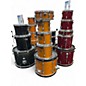 Used TAMA 5 Piece Rockstar Amber Drum Kit thumbnail