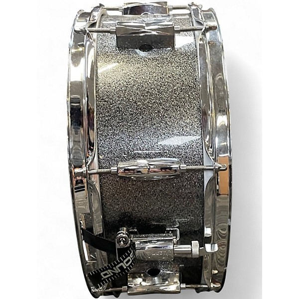 Used Pearl 5.5X14 EXPORT SNARE SILVER SPARKLE Drum