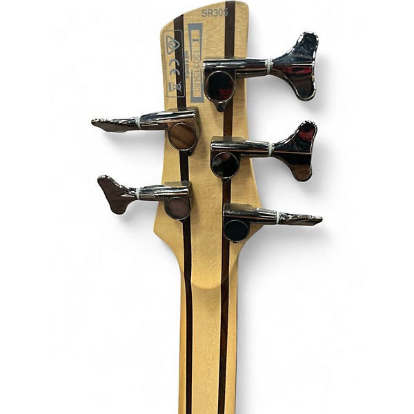 Used Ibanez SR305 5 String Maroon Electric Bass Guitar