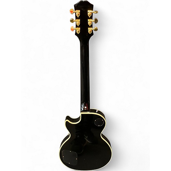 Used Epiphone Les Paul Custom Black Solid Body Electric Guitar