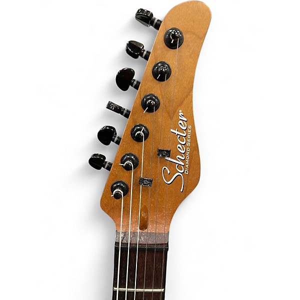 Used Schecter Guitar Research PT PURPLE BURST Solid Body Electric Guitar