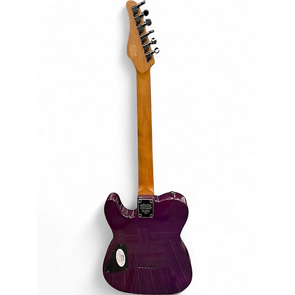 Used Schecter Guitar Research PT PURPLE BURST Solid Body Electric Guitar