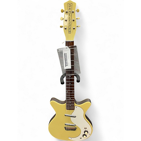 Used Danelectro '59 dc yellow Solid Body Electric Guitar