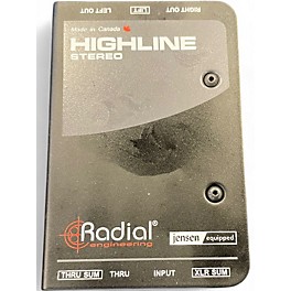 Used Radial Engineering HIGHLINE STEREO Direct Box