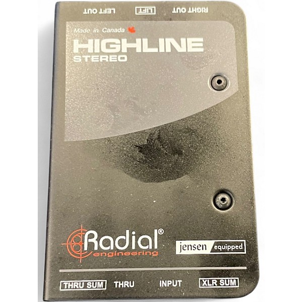 Used Radial Engineering HIGHLINE STEREO Direct Box