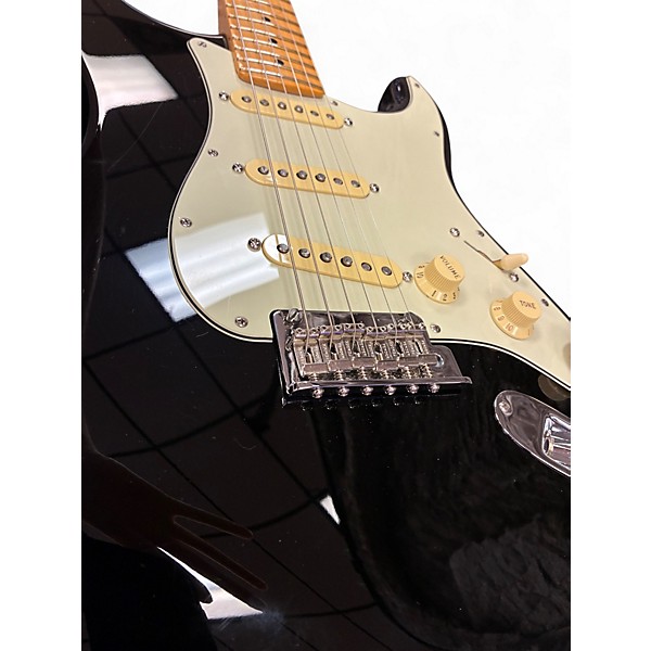 Used Fender American Professional II Stratocaster Black Solid Body Electric Guitar