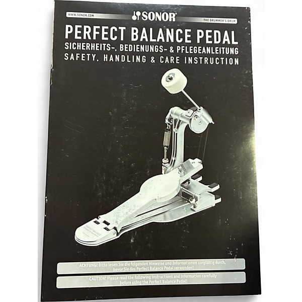 Used SONOR Perfect Balance by Jojo Mayer Signature Single Bass Drum Pedal