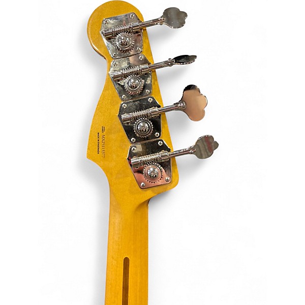 Used Fender Vintera 50s Precision Black and Gold Electric Bass Guitar