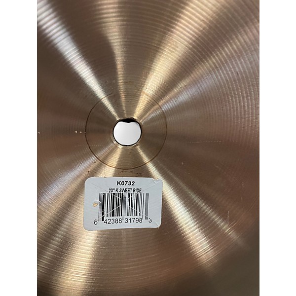 Used Zildjian 23in K Sweet Ride Cymbal