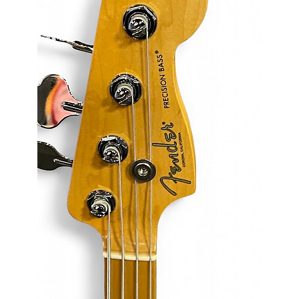 Used Fender American Professional II Precision Bass 2 Tone Sunburst Electric Bass Guitar