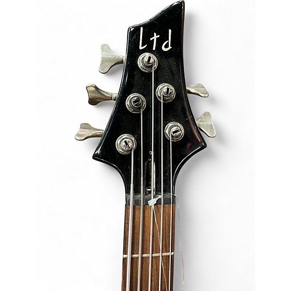 Used ESP LTD B305FM 5 String Gloss Black Electric Bass Guitar