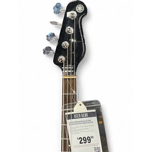 Used Yamaha BB434 Gloss Black Electric Bass Guitar