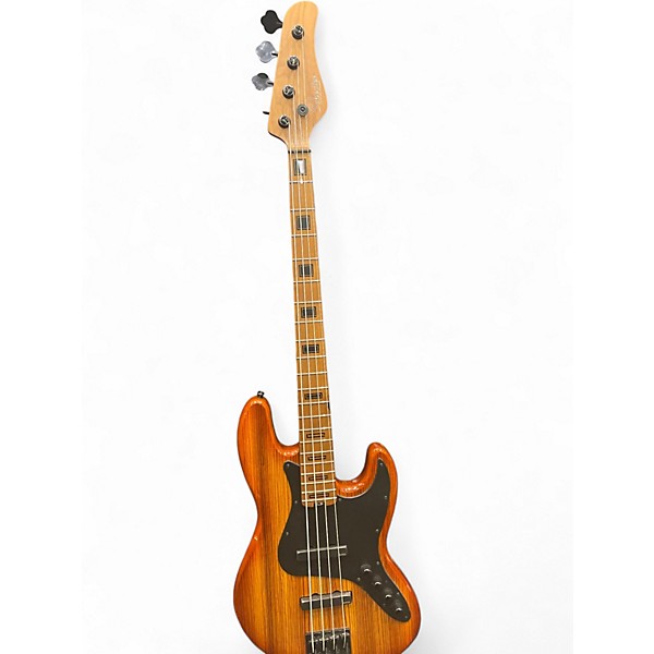 Used Schecter Guitar Research J-4 Exotic Faded Vintage Sunburst Electric Bass Guitar