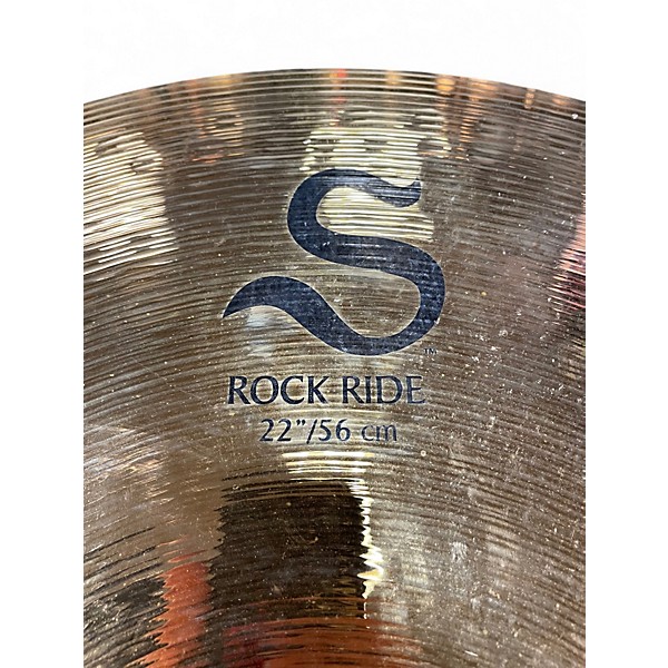 Used Zildjian 22in S Family Rock Ride Cymbal