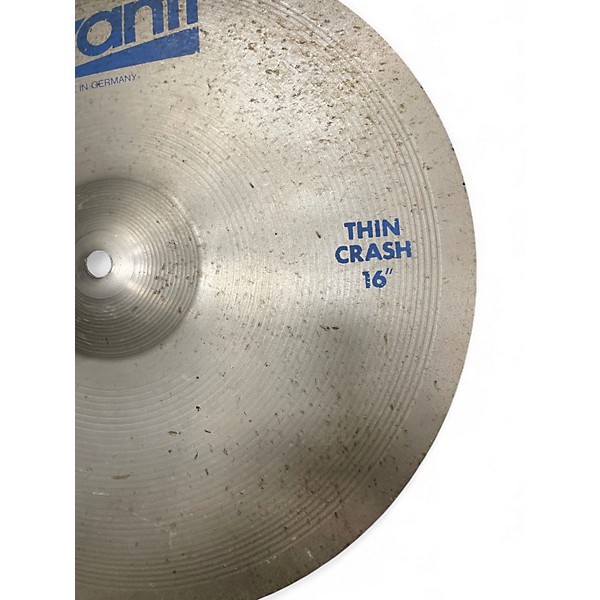 Used Avanti 16in THIN CRASH Cymbal