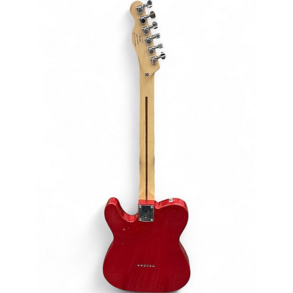 Used Squier FSR Bullet Tele Red Sparkle Solid Body Electric Guitar