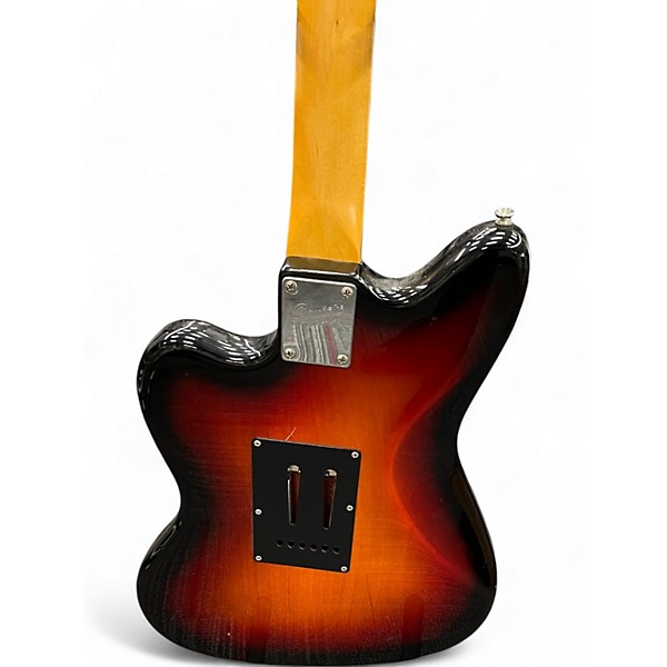 Used Squier Standard Jagmaster 3 Tone Sunburst Solid Body Electric Guitar