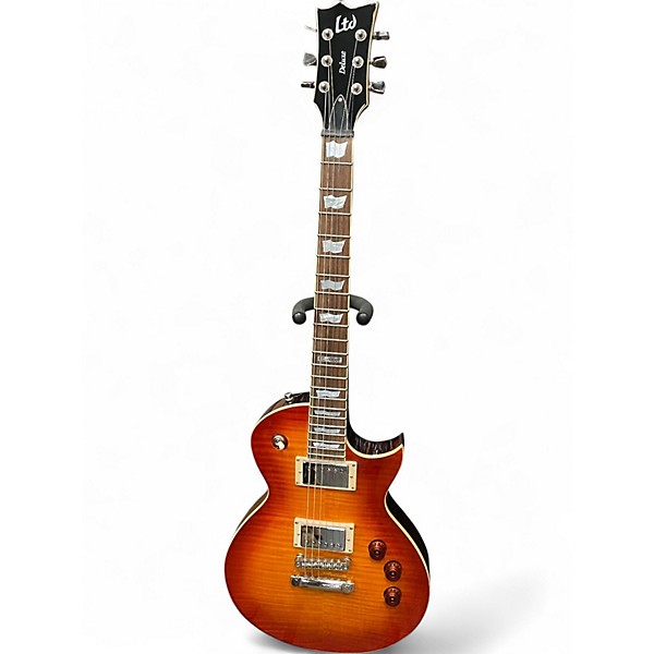 Used ESP LTD EC1000T CTM 3 Color Sunburst Solid Body Electric Guitar