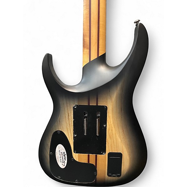 Used Schecter Guitar Research mach 7 frs sustainiac Trans Gray Solid Body Electric Guitar