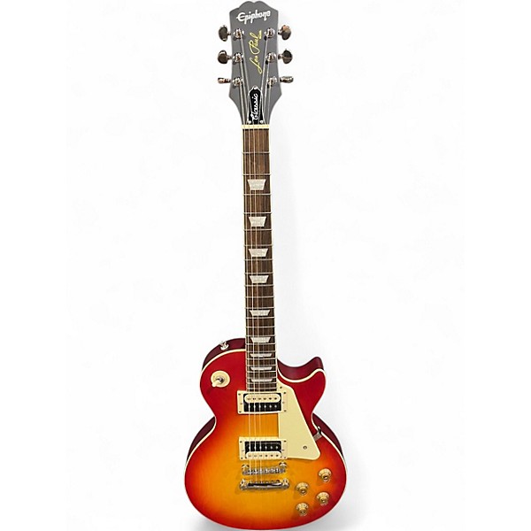 Used 2023 Epiphone Les Paul Classic Heritage Cherry Sunburst Solid Body Electric Guitar