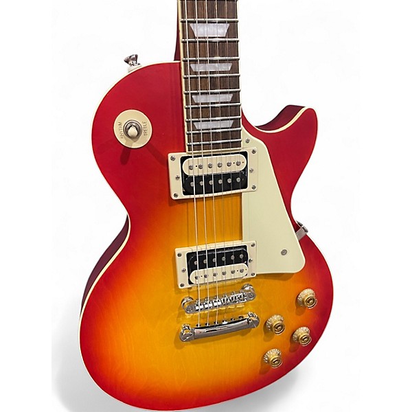 Used 2023 Epiphone Les Paul Classic Heritage Cherry Sunburst Solid Body Electric Guitar