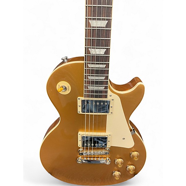 Used Gibson Les Paul Standard 1950S Neck Gold Top Solid Body Electric Guitar