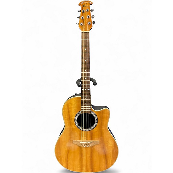 Used Ovation CK047-Fkoa Celebrity Natural Acoustic Electric Guitar