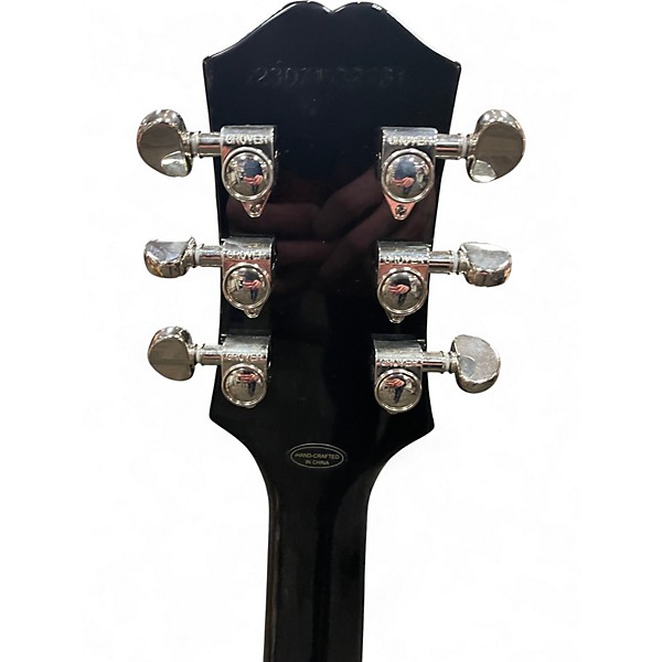 Used Epiphone Les Paul Custom Silverburst Solid Body Electric Guitar