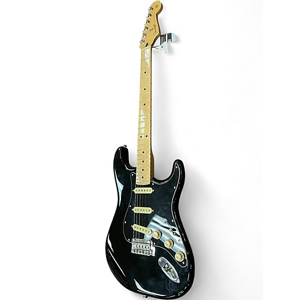 Used Fender Player Stratocaster Black Solid Body Electric Guitar