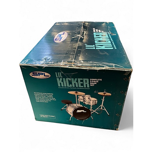Used SPL 3 Piece Lil' Kicker Dark Red Drum Kit