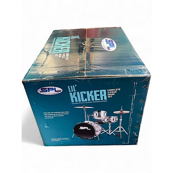 Used SPL 3 Piece Lil' Kicker Dark Red Drum Kit