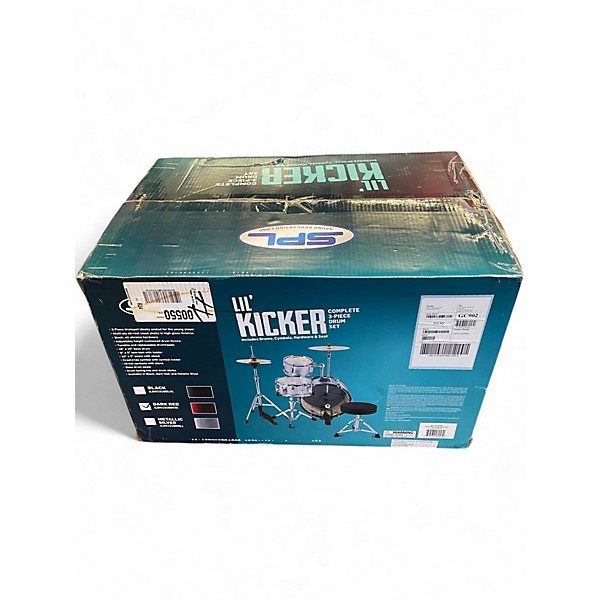 Used SPL 3 Piece Lil' Kicker Dark Red Drum Kit